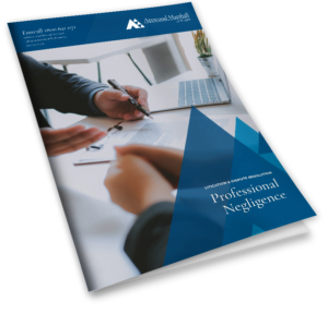 professional negligence brochure cover