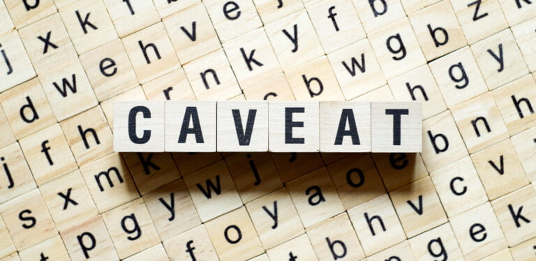 A caveat is a registration of an interest in real property (land).